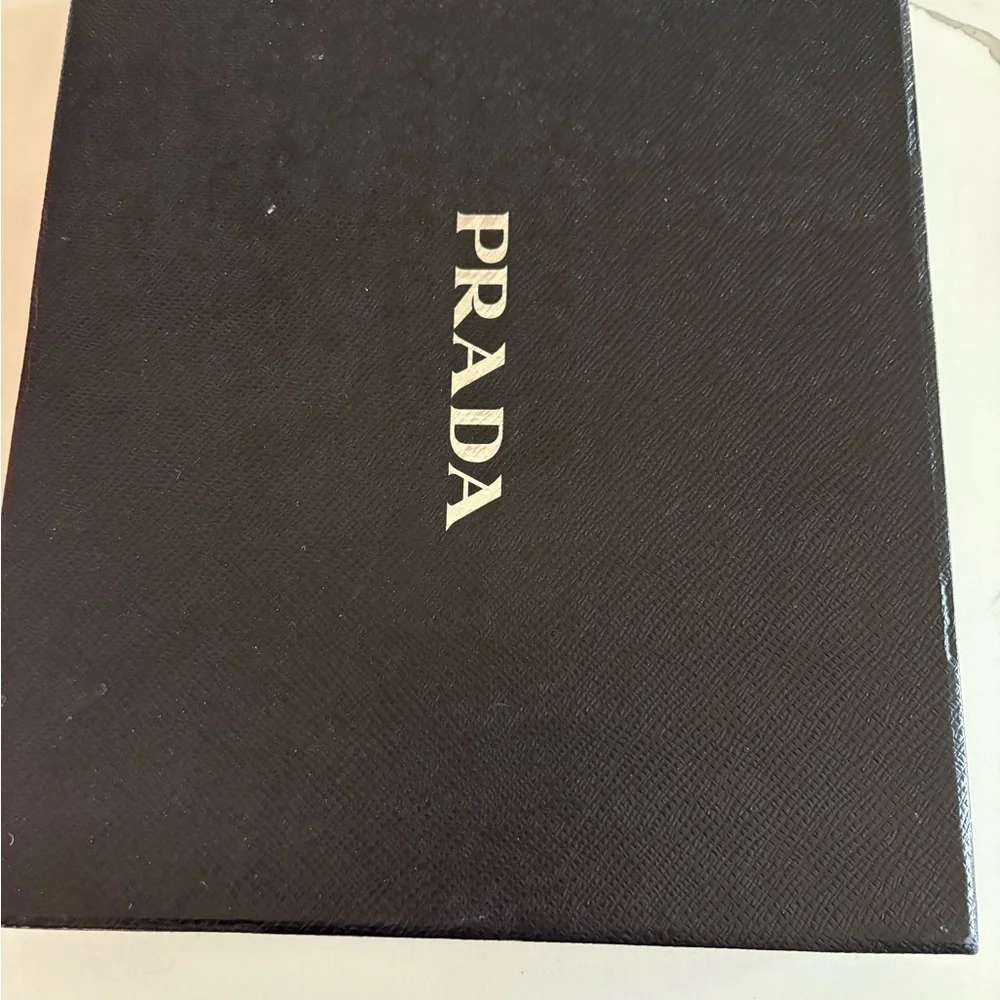 Prada Navy and Cream Tablet Case